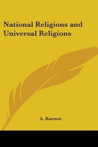 Couverture_National Religions and Universal Religions