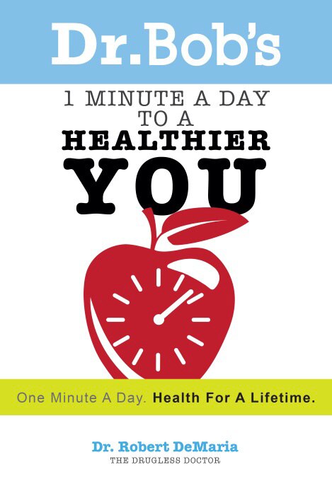 Front cover_Dr. Bob's 1 Minute a Day to a Healthier You