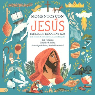 Front cover_Momentos con Jesús – Biblia de Encuentros (Spanish Edition)