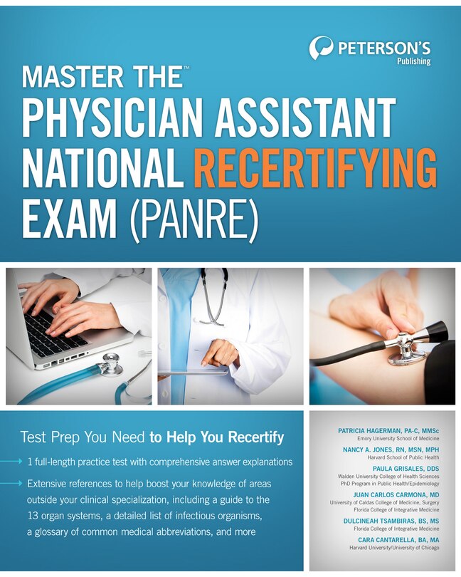 Front cover_Master The Physician Assistant National Recertifying Exam (panre)