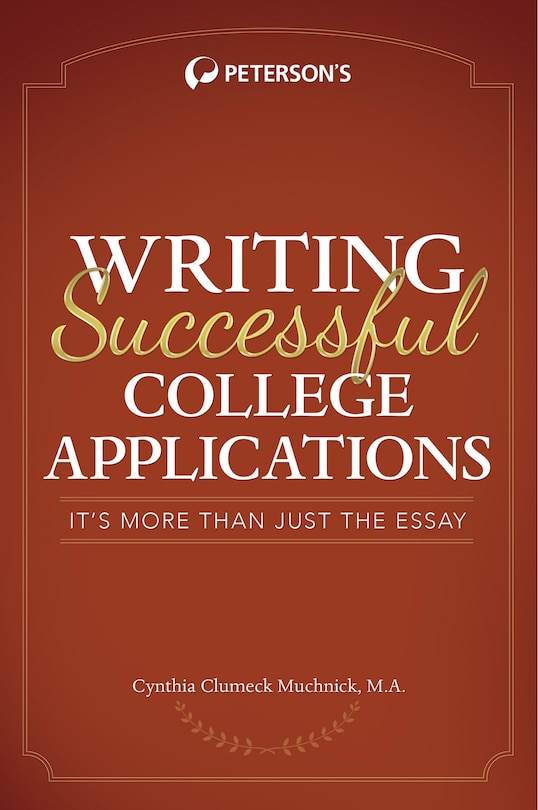 Front cover_Writing Successful College Applications