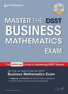 Front cover_Master The Dsst Business Mathematics Exam