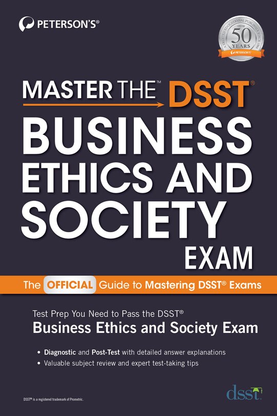 Front cover_Master the DSST Business Ethics & Society Exam