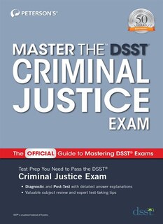 Front cover_Master The Dsst Criminal Justice Exam