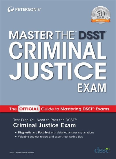 Front cover_Master The Dsst Criminal Justice Exam