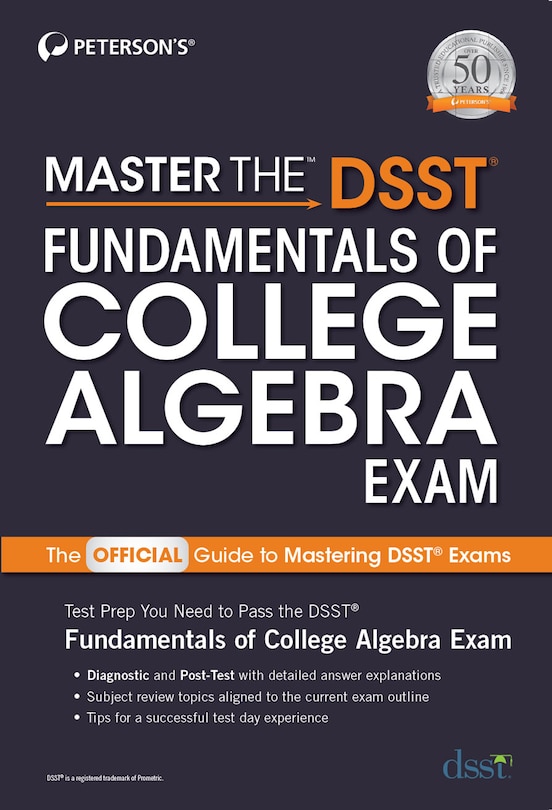 Front cover_Master The Dsst Fundamentals Of College Algebra Exam