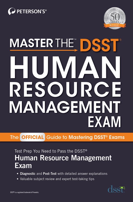 Front cover_Master The Dsst Human Resource Management Exam