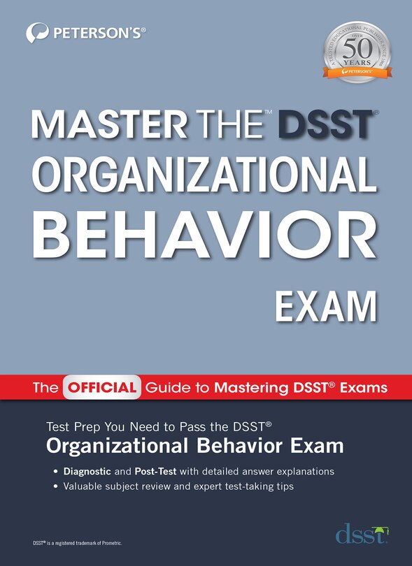 Front cover_Master The Dsst Organizational Behavior Exam