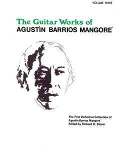 Couverture_Guitar Works Of Agustin Barrios Mangore, Vol 3