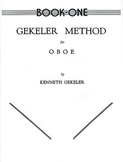 Couverture_Gekeler Method For Oboe, Bk 1