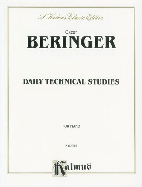 Daily Technical Studies For Piano