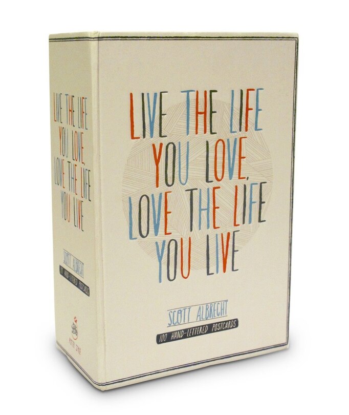 Front cover_Live The Life You Love Postcard Box