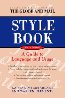 Front cover_The Globe and Mail Style Book, Ninth edition