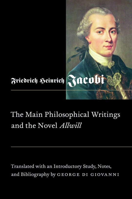 Front cover_The Main Philosophical Writings and the Novel Allwill