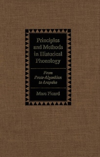 Front cover_Principles and Methods in Historical Phonology