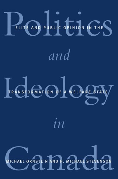 Front cover_Politics and Ideology in Canada