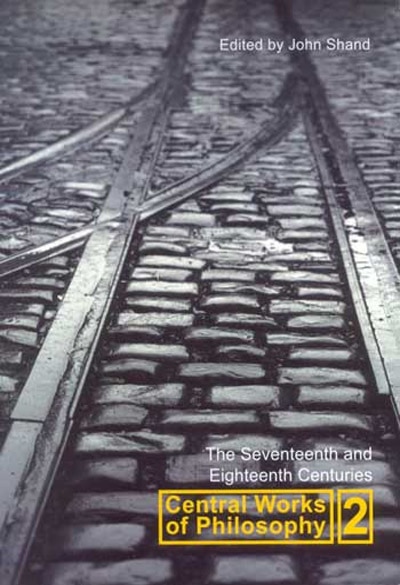 Front cover_Central Works of Philosophy, Volume 2