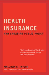 Front cover_Health Insurance and Canadian Public Policy