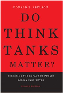 Front cover_Do Think Tanks Matter?