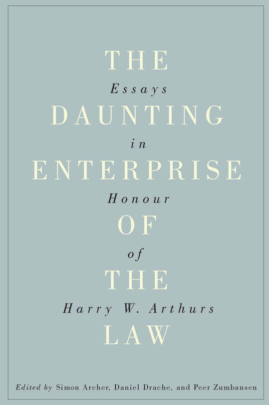 Front cover_The Daunting Enterprise of the Law