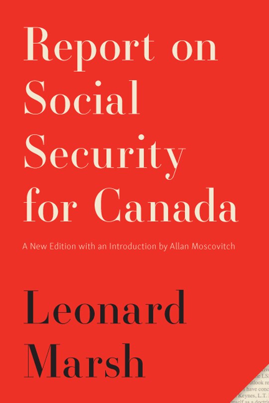 Couverture_Report on Social Security for Canada