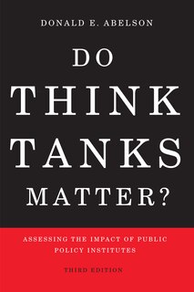 Couverture_Do Think Tanks Matter?