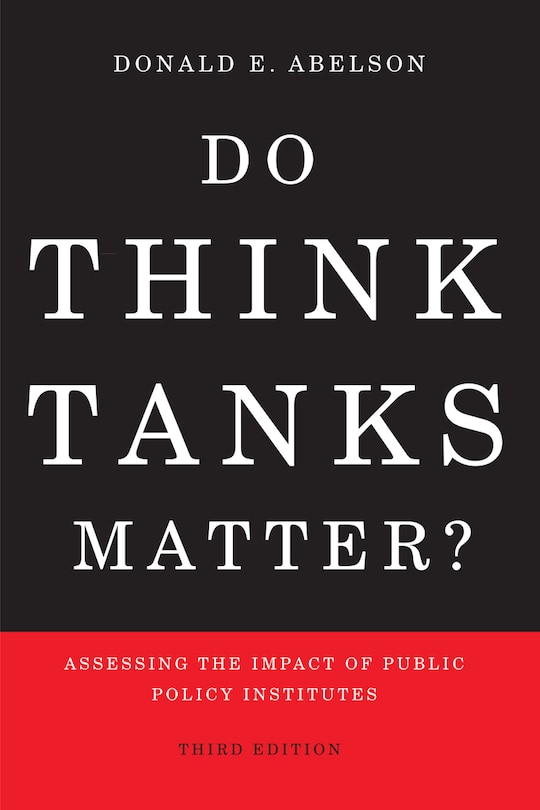 Couverture_Do Think Tanks Matter?