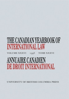 Front cover_The Canadian Yearbook of International Law, Vol. 36, 1998