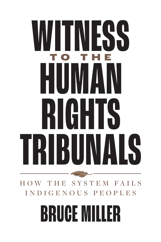 Front cover_Witness to the Human Rights Tribunals