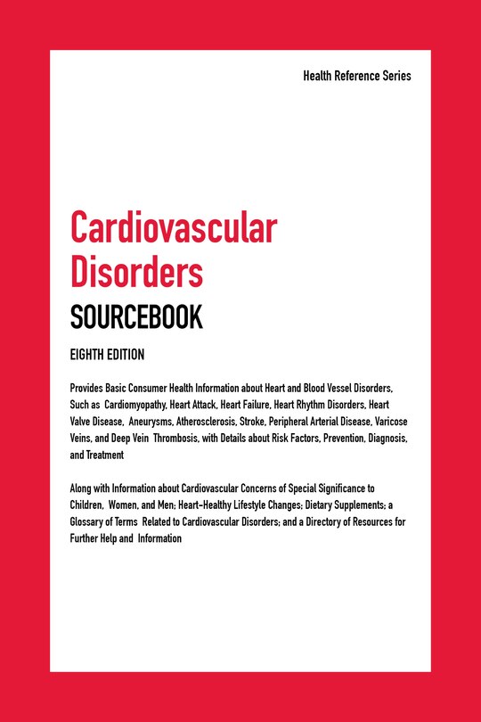 Front cover_Cardiovascular Disorders Sourcebook, 8th Edition