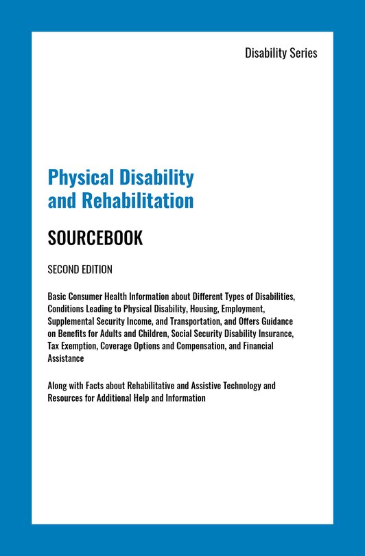 Front cover_Physical Disability and Rehabilitation Sourcebook, Second Edition