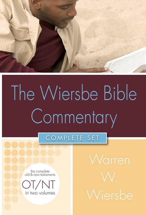 Front cover_Wiersbe Bible Commentary 2 Vol Set