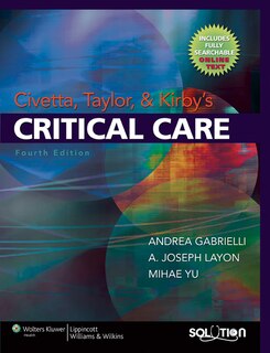 Couverture_Civetta, Taylor and Kirby's Critical Care
