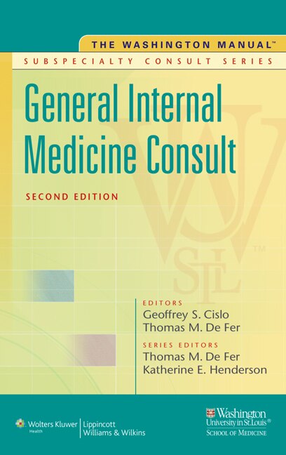 Front cover_The Washington Manual General Internal Medicine Subspecialty Consult