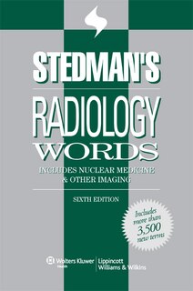 Front cover_Stedman's Radiology Words