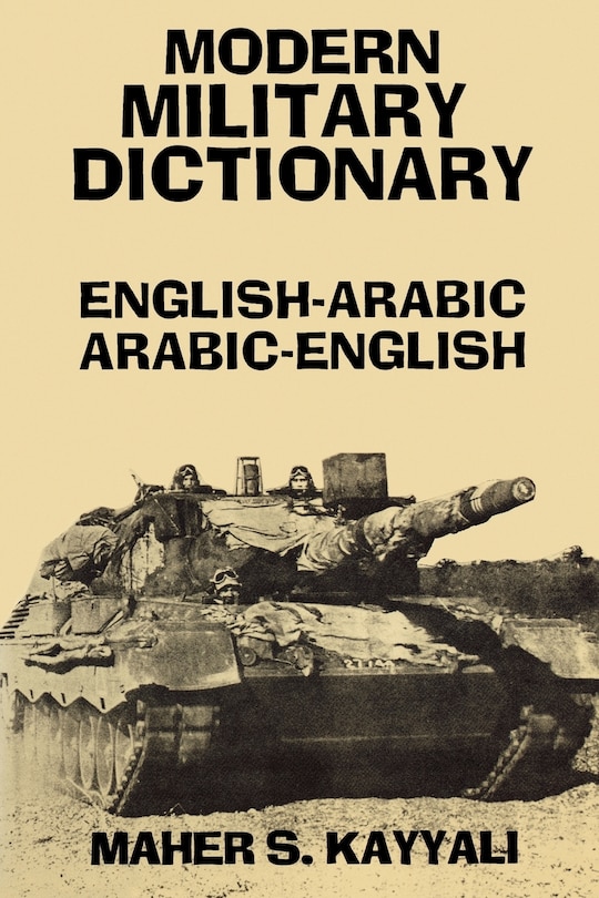 Couverture_Modern Military Dictionary: English-Arabic/Arabic-English