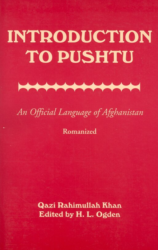 Couverture_Introduction to Pushtu: An Official Language of Afghanistan