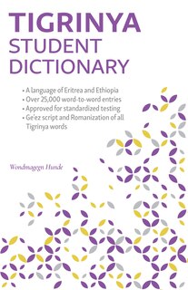 Front cover_Tigrinya Student Dictionary