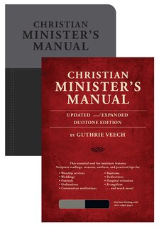Front cover_Christian Minister’s Manual—Updated and Expanded DuoTone Edition