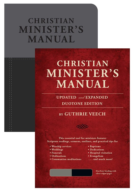 Front cover_Christian Minister’s Manual—Updated and Expanded DuoTone Edition
