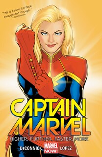 Front cover_CAPTAIN MARVEL VOL. 1: HIGHER, FURTHER, FASTER, MORE