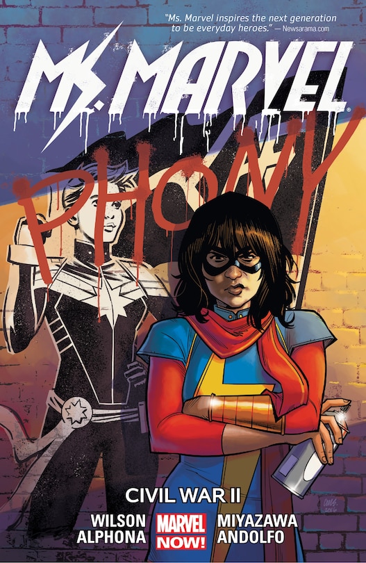 Front cover_MS. MARVEL VOL. 6: CIVIL WAR II