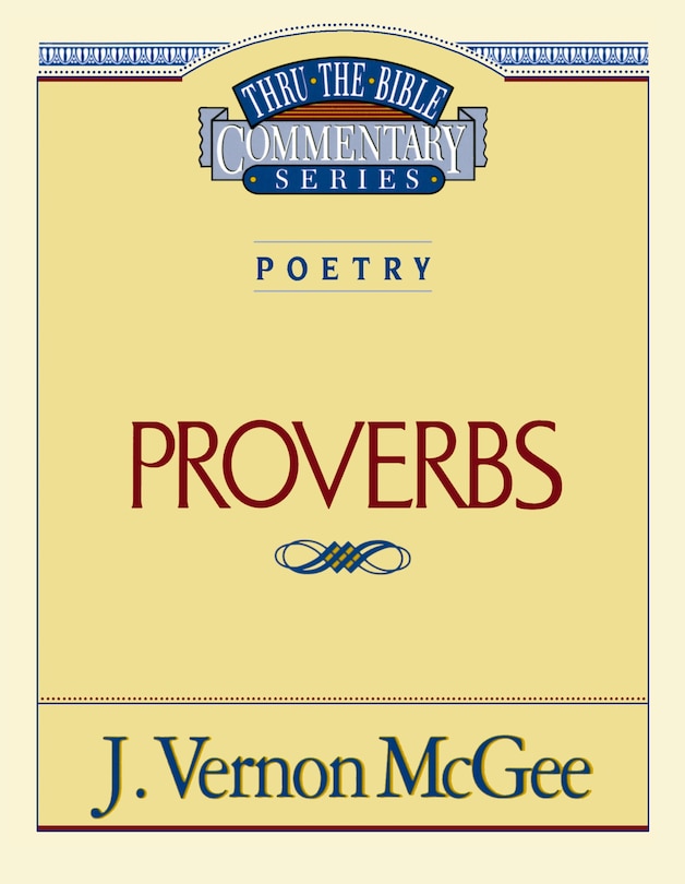 Front cover_Thru The Bible Vol. 20: Poetry (proverbs)