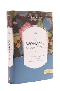 Niv, The Woman's Study Bible, Hardcover, Full-color, Red Letter: Receiving God's Truth For Balance, Hope, And Transformation