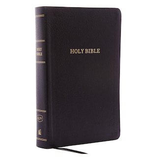 Front cover_KJV Holy Bible: Personal Size Giant Print with 43,000 Cross References, Black Bonded Leather, Red Letter, Comfort Print: King James Version