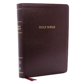 Front cover_KJV Holy Bible: Super Giant Print with 43,000 Cross References, Deluxe Burgundy Leathersoft, Red Letter, Comfort Print: King James Version
