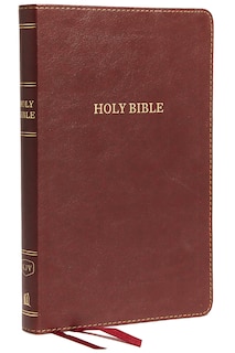 Front cover_KJV Holy Bible: Thinline, Burgundy Leathersoft, Red Letter, Comfort Print (Thumb Indexed): King James Version