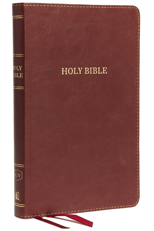Front cover_KJV Holy Bible: Thinline, Burgundy Leathersoft, Red Letter, Comfort Print (Thumb Indexed): King James Version