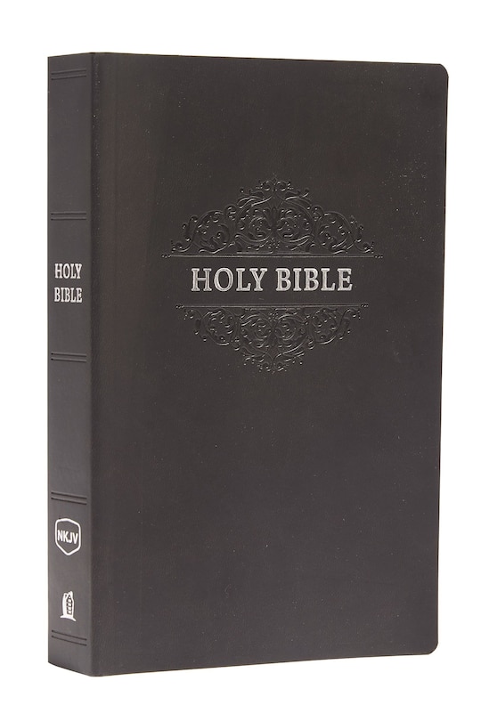 Front cover_Nkjv, Holy Bible, Soft Touch Edition, Leathersoft, Black, Comfort Print