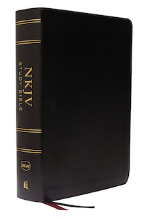 Front cover_NKJV Study Bible, Leathersoft, Black, Full-Color, Thumb Indexed, Comfort Print